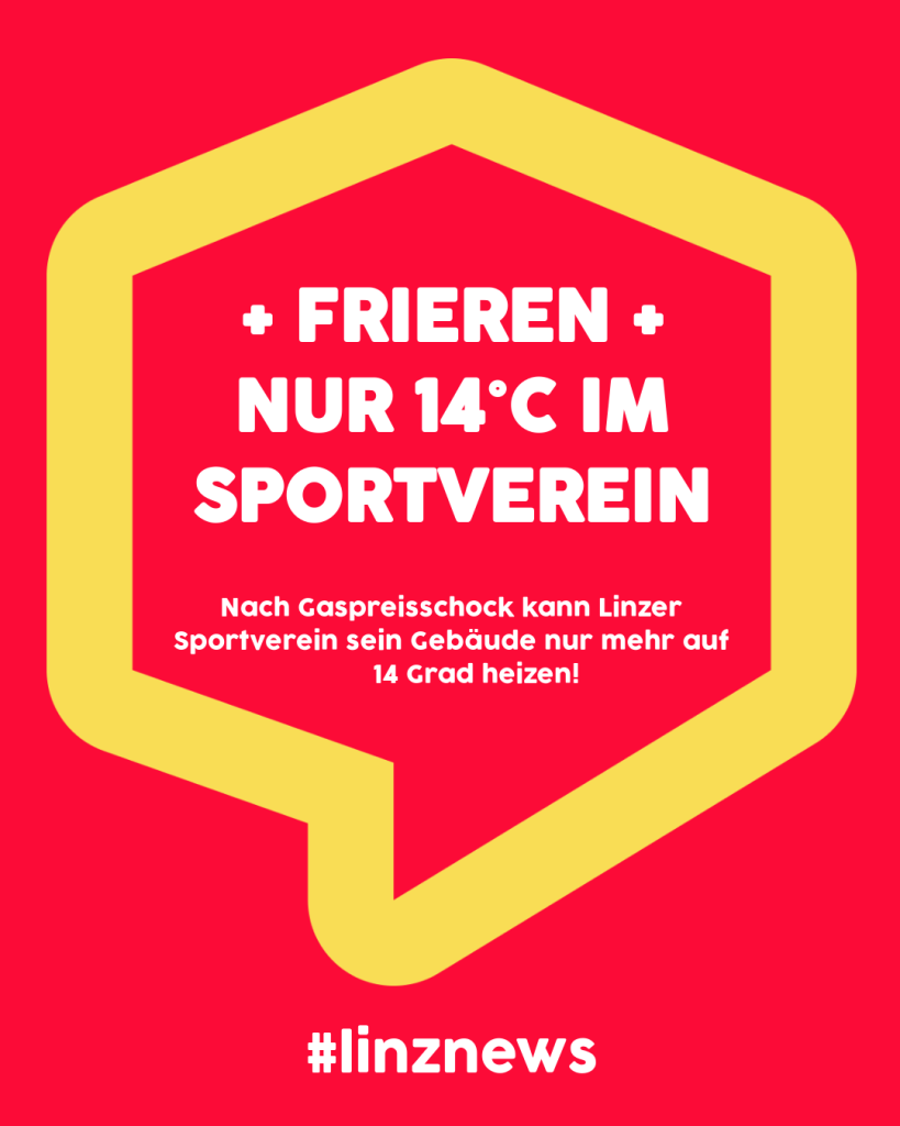 Nur 14 Grad beim Sportverein! – Linz.news